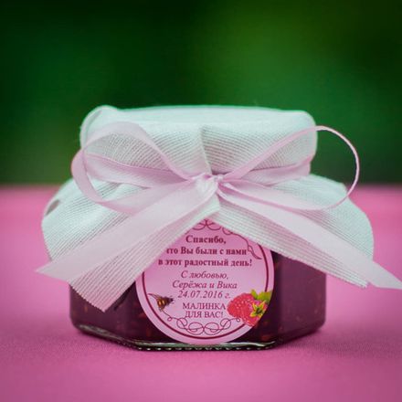 Бонбоньерки с вареньем /джемом/ медовым суфле /карамелью