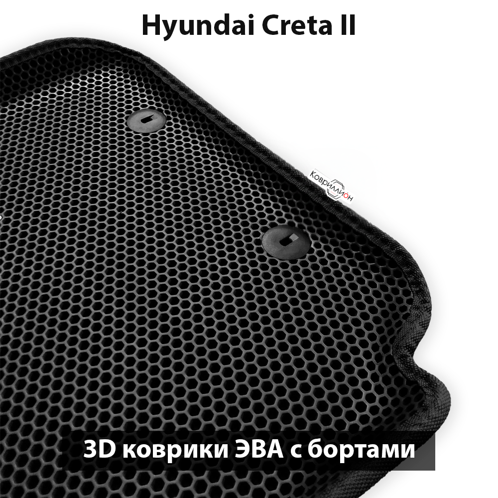 Автомобильные коврики ЭВА с бортами для Hyundai Creta II (21-н.в.)