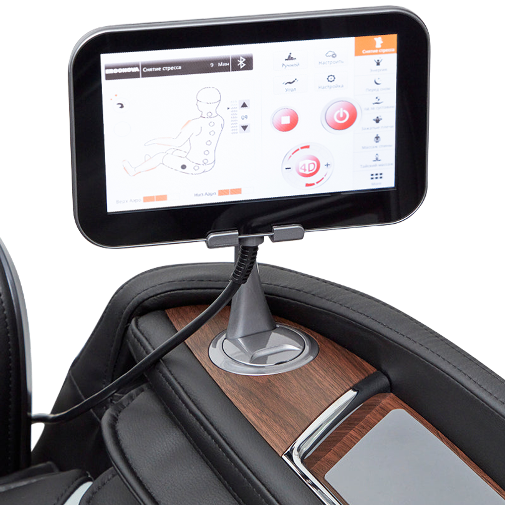 Массажное кресло Ergonova Chronos Silver Black