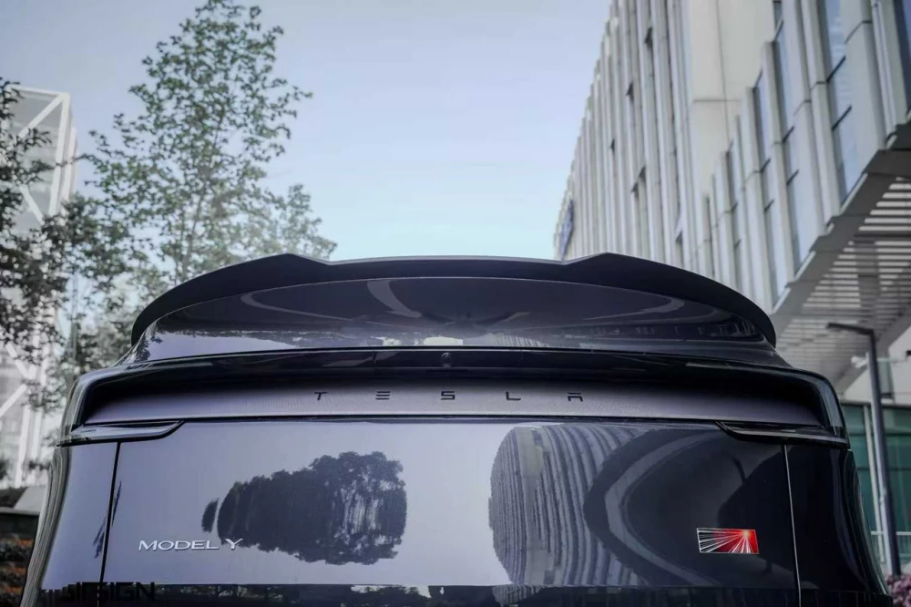 Обвес для Tesla Model Y 2025+ тесла боковые юбки диффузор спойлер канарды губа переднего бампера