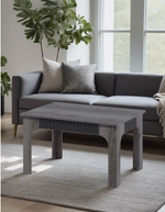 Стол журнальный Ольга-3 Дуб делано серый/сильвер Пэлас