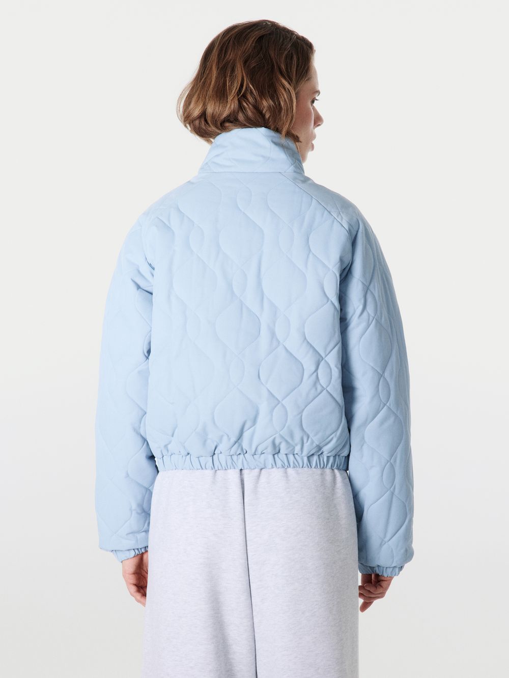 Куртка демисезонная стеганая "Голубые мечты" женская