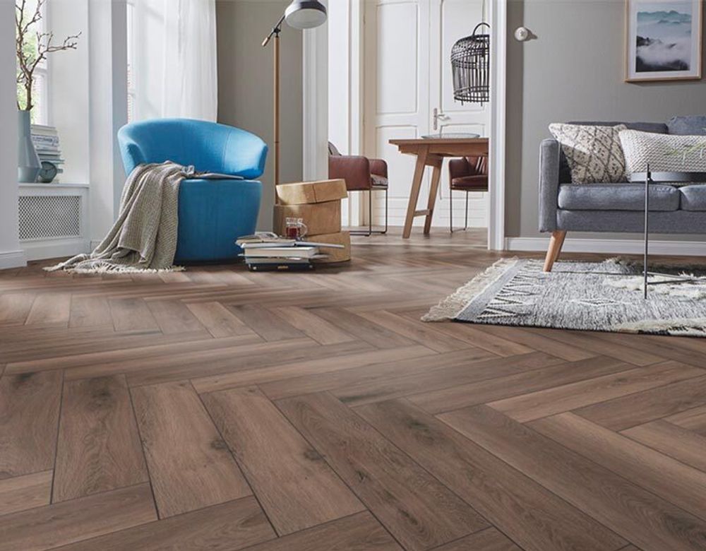 Herringbone Ferrara Oak, 1,238 м²