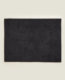 ZARA HOME НЕСКОЛЬЗЯЩИЙ КОВРИК ДЛЯ ВАННОЙ, ЧЕРНЫЙ