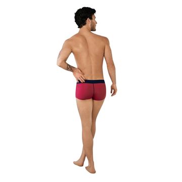 Мужские трусы хипсы бордовые Clever Moda SIMPLE LATIN  BOXER 094519