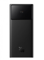 Внешний аккумулятор Baseus Star-Lord Digital Display Fast Charging 30000mAh 30W с кабелем USB to Type-C 3A 0.3m, Чёрный (P10022905113-00)