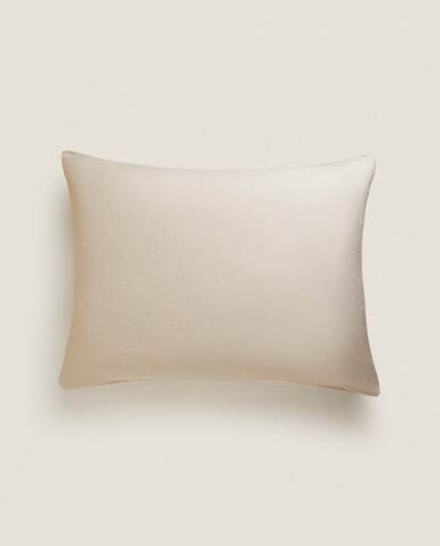 ZARA HOME ОДНОТОННЫЙ ЧЕХОЛ ДЛЯ ДЕКОРАТИВНОЙ ПОДУШКИ, ПЕСОЧНЫЙ
