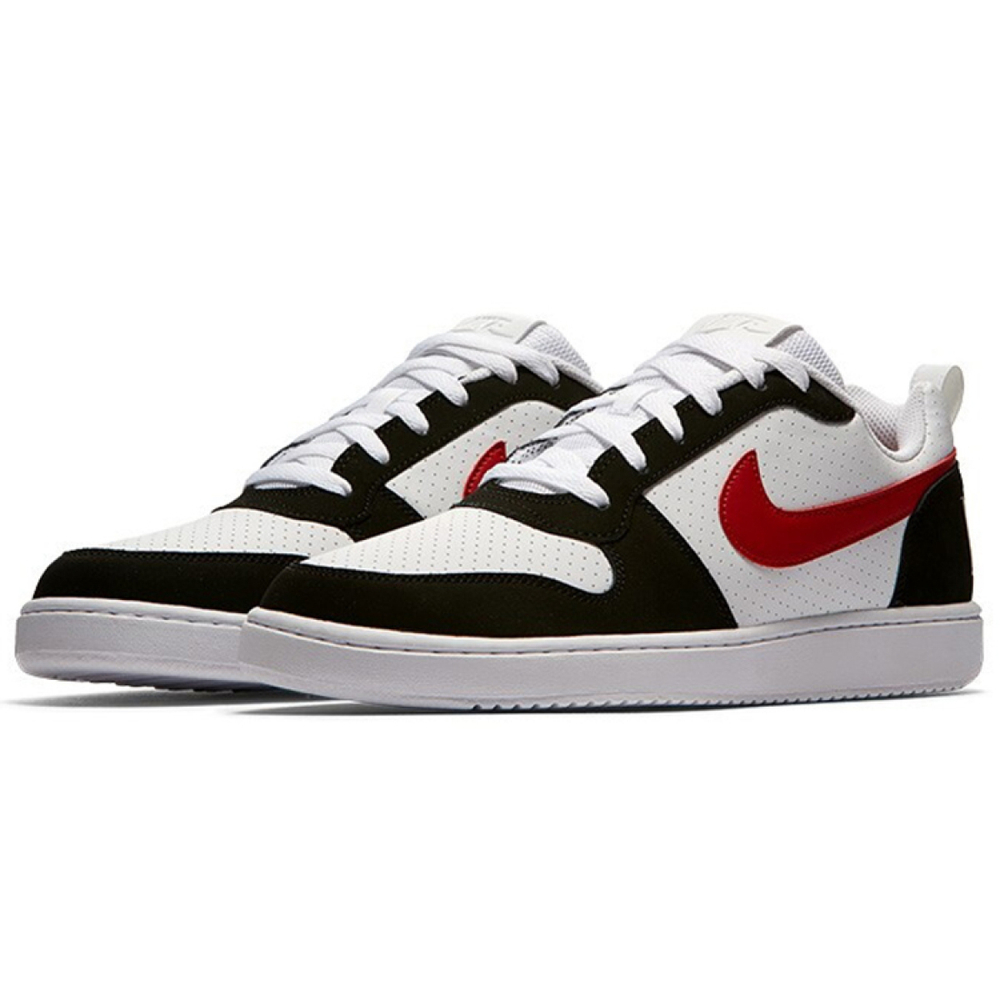 Кроссовки Nike Court Borough Low White Black Red