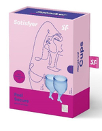Набор синих менструальных чаш Feel secure Menstrual Cup (Цвет: синий)