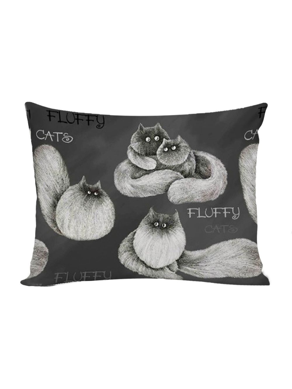 Постельное белье поплин Сказка "Fluffy" 1,5-сп Наволочка 50х70 см 1 шт Простынь 150x215 см Пододеяльник 145x215 см