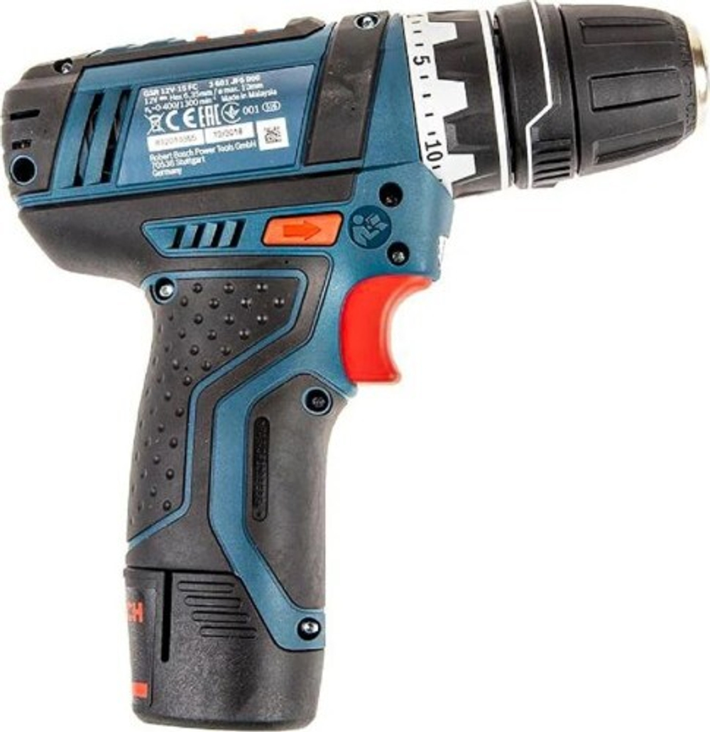Дрель-шуруповерт аккумуляторная BOSCH GSR 12V-15 FC 06019F60F0