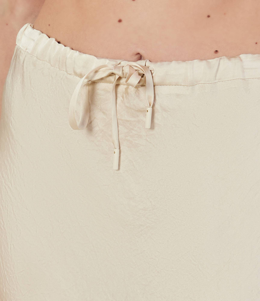 Сатиновая юбка NO Marella SPORT - бежевый(31010552)