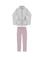 Теплый костюм Goose (Размер: S) (Цвет: светло-серый)