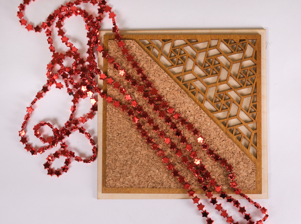 Бусы новогодние 270х0,8см красный SYZLA-222112