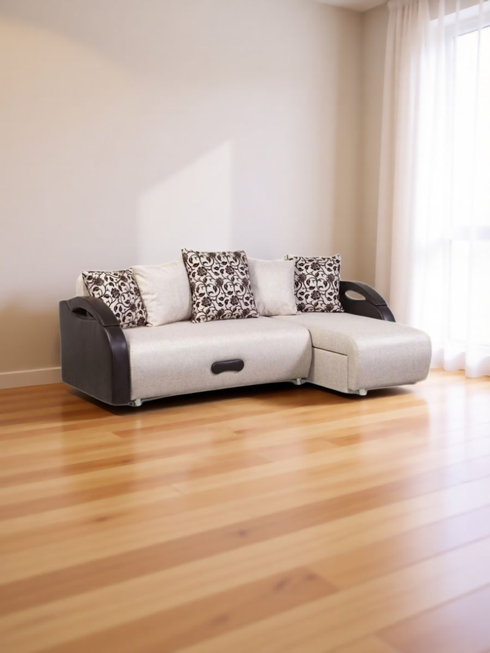 Диван-кровать угловой Юпитер Аслан бежевый