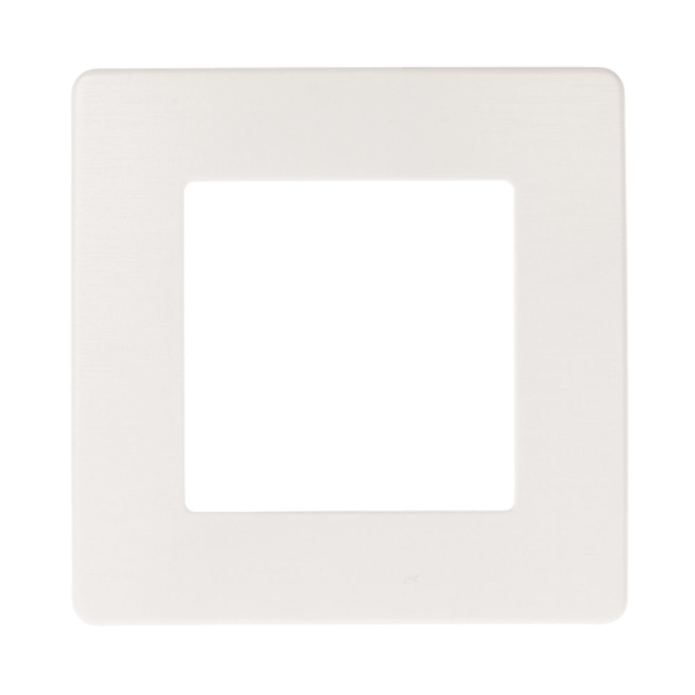 Рамка для розеток и выключателей ЭРА Серия 12 12-5101-01 на 1 пост, Сатин, белый