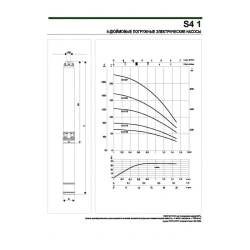 Насос скважинный DAB S4 1/19 0,75HP T400/50 4OL, 60197356