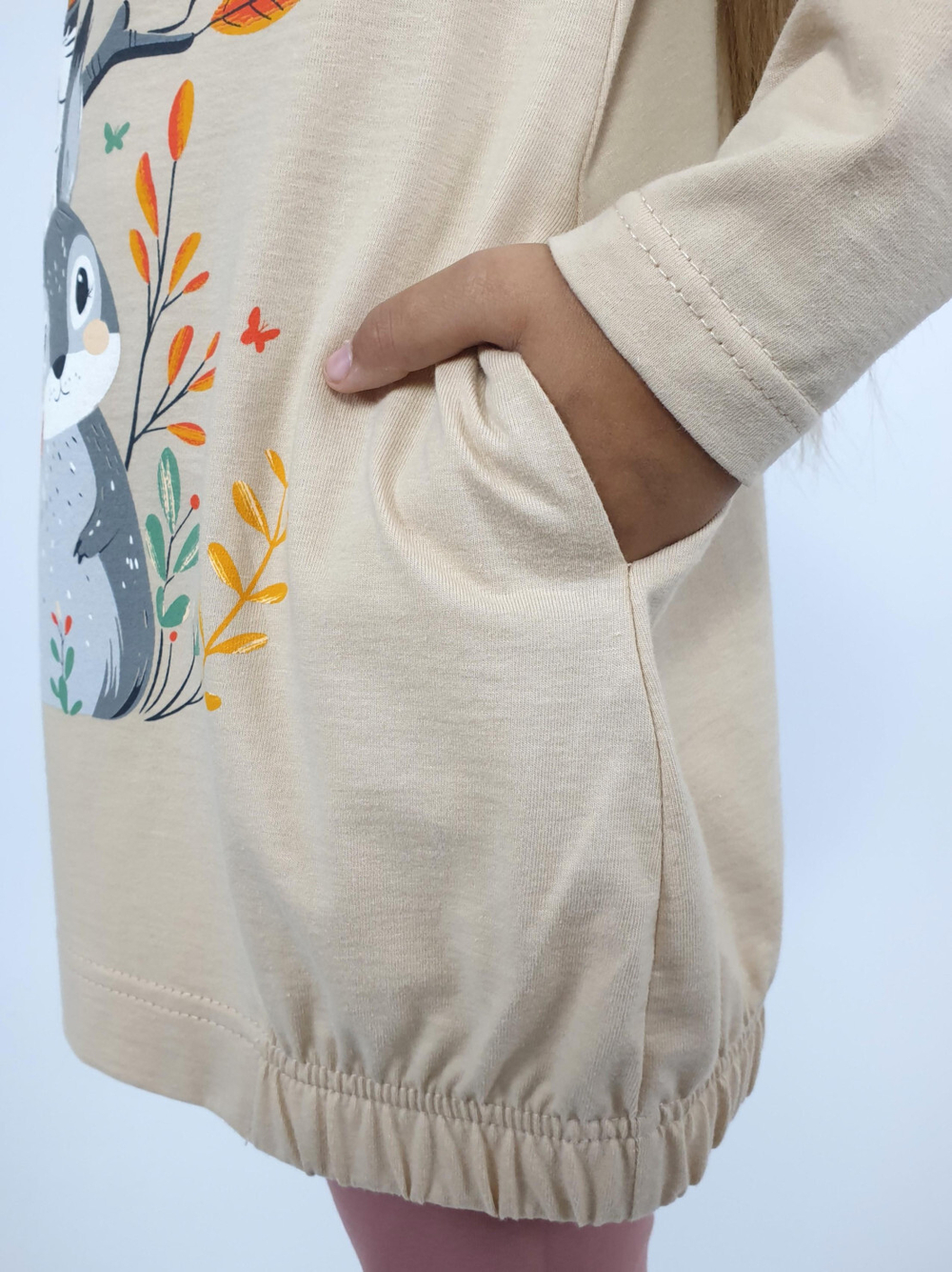 022-01-5 Комплект для девочки (джемпер+ лосины)