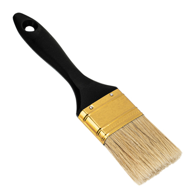 Кисть плоская "Профи" 2", натуральная щетина, пластмассовая ручка MTX