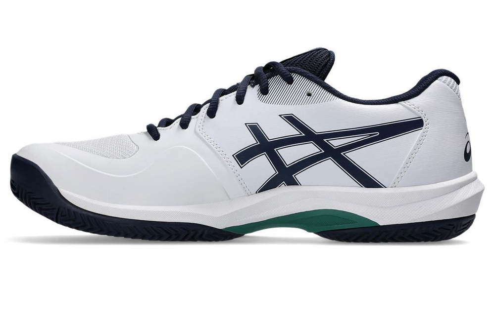 Мужские кроссовки теннисные Asics Game FF Clay/OC - белый/полночь