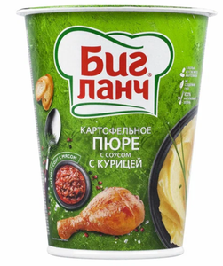 Биг Ланч Картофельное пюре быстрого приготовления с курицей 50г