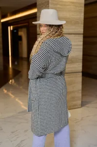 Пальто утепленное с капюшоном УК- 5672 Fabrika