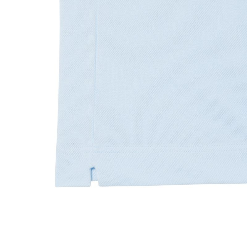 Мужское теннисное поло Lacoste Paris Stretch Piqué Regular Fit - небесный