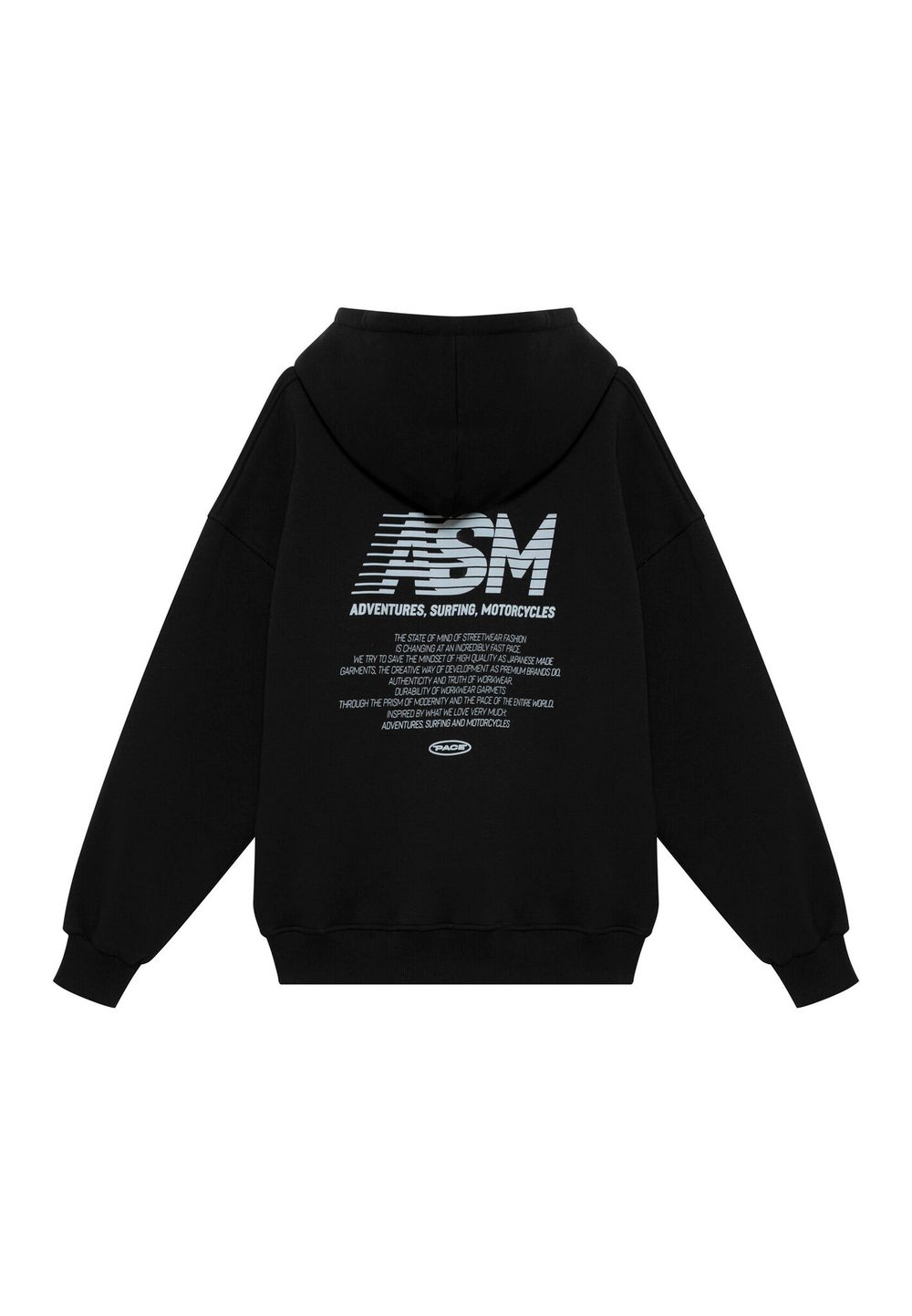 Худи Miracle Apparel Оверсайз ASM черный