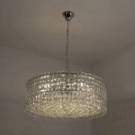 Люстра DIONA 10хЕ14-600х810-CHROME/CRYSTAL-220-IP20