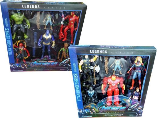 Набор супер героев MARVEL 6в1 2 вида