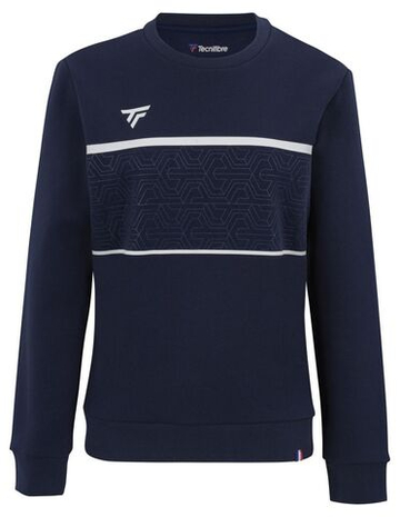 Женская Кофта теннисная Tecnifibre Team Sweater - небесный