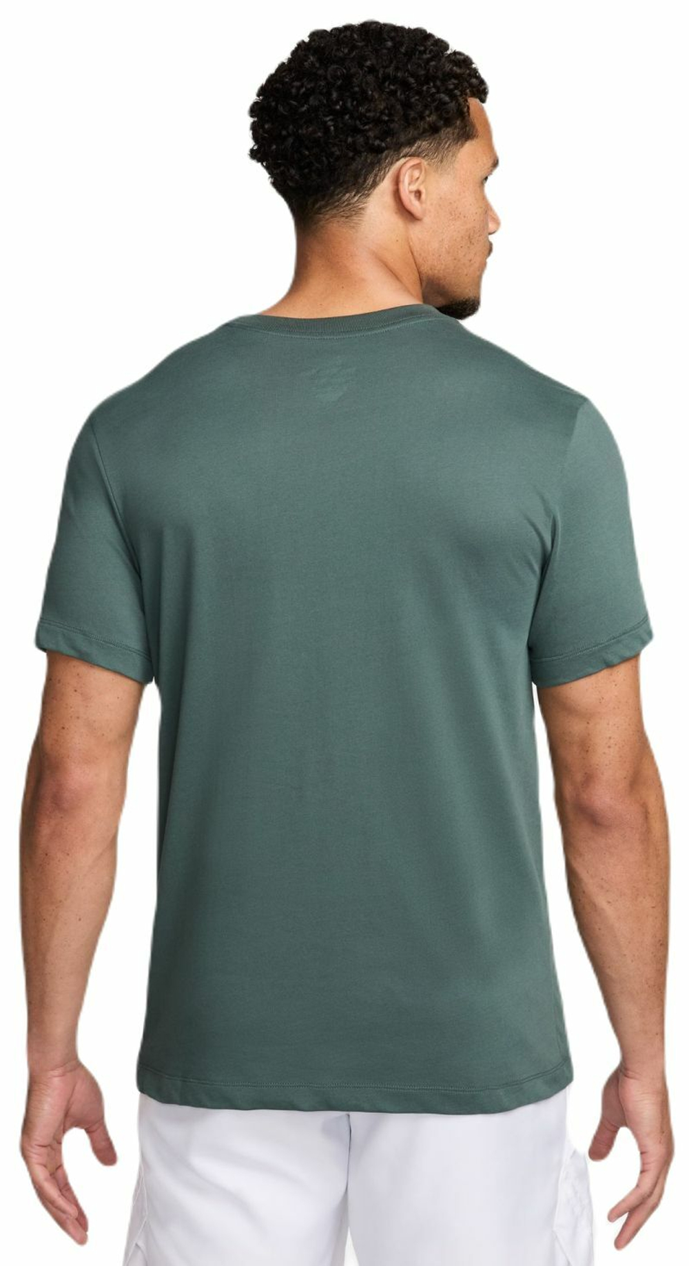 Мужская теннисная футболка Nike Court Dri-Fit Short Sleeve T-Shirt - vintage green