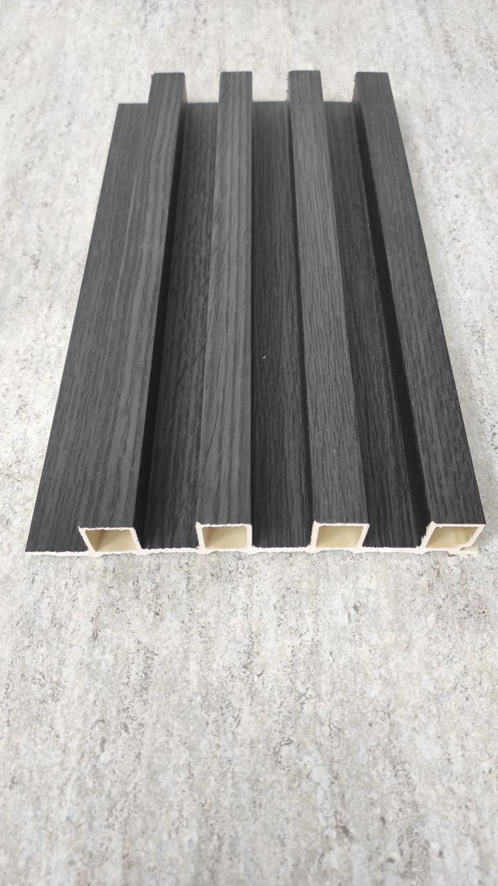 Настенно-потолочная панель 3D "Рейка", Венге LK1019