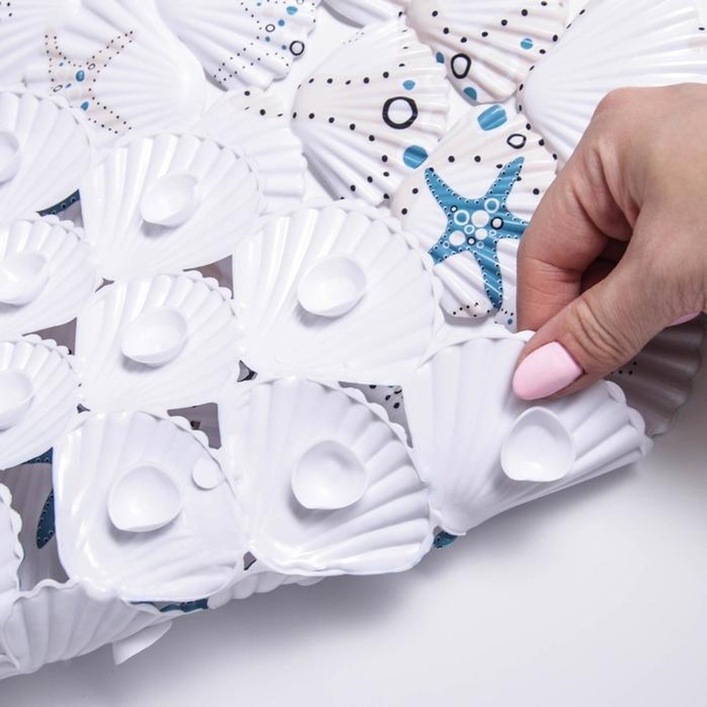 5407202 Коврик для ванны Доляна «Морские звёзды», 38×68 см