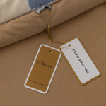 Комплект постельного белья Сатин с Одеялом 100% хлопок на резинке OBR145