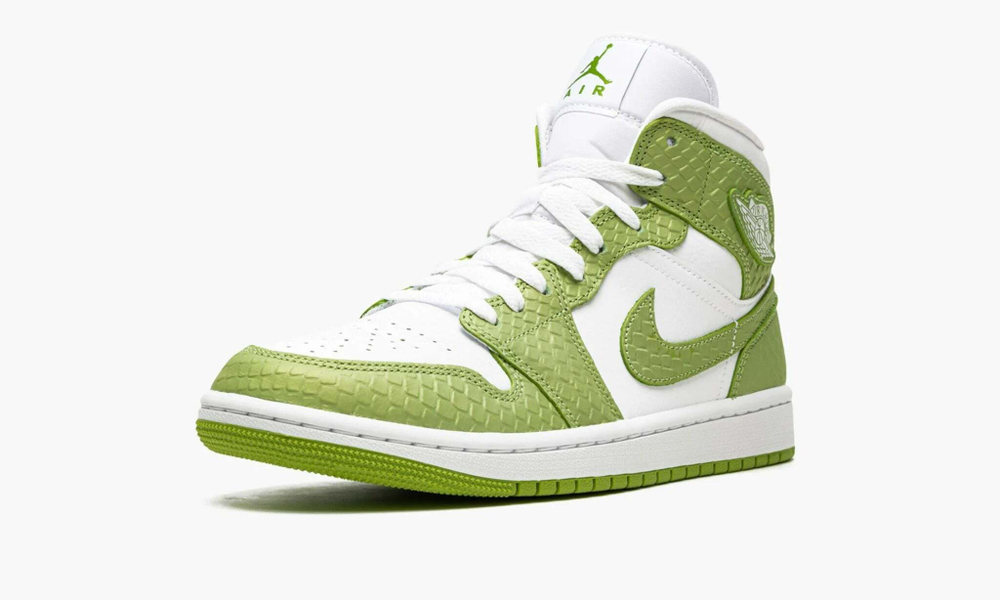 Air Jordan 1 Mid SE WMNS "Green Python"