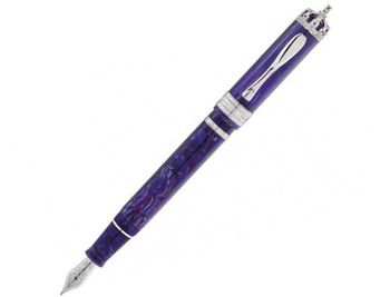 Ручка перьевая Visconti 60лет корол власти Елизаветы II натур смола фиолет цвет (Vs-653-61M)