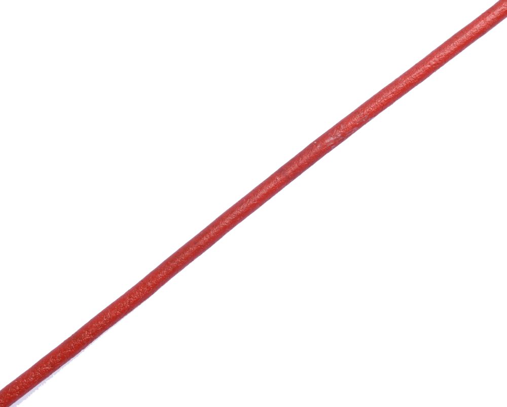 Шнурок круглый красный Ø 2.5 мм, дл. 70 см
