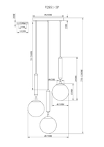 Подвесной светильник Moderli V2851-3P Host