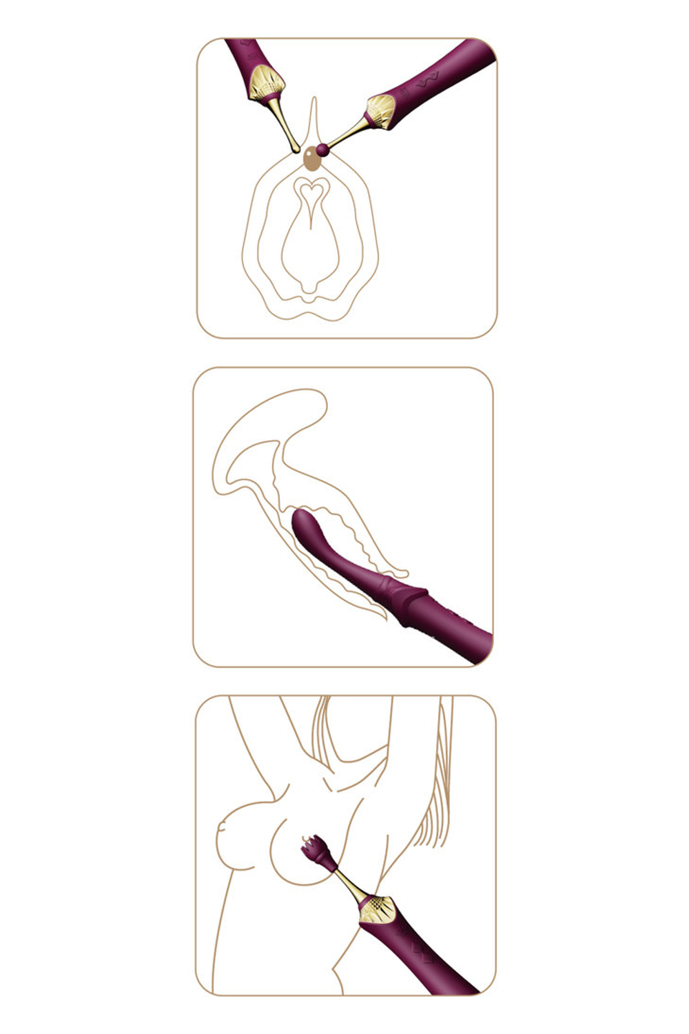 Zalo BESS - Вибростимулятор 2в1