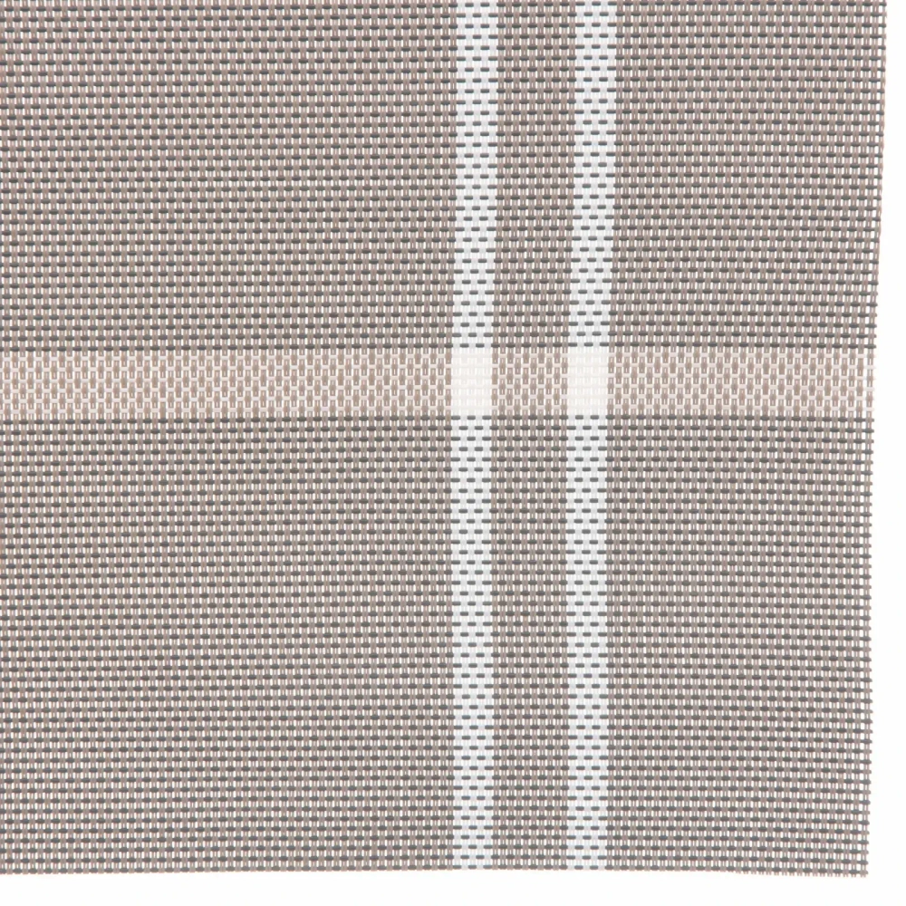 Салфетка на стол 30*45см плетеная, Клетка кофейная