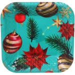 Поднос пластиковый «Вечерний вальс» 21,5*21,5*3,3см