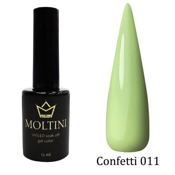 Гель-лак Moltini Confetti 011, 12 ml