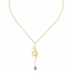 Колье ORI TAO, Venin, со змеей и перламутром, OT24.2-15-31783 (золотистый)