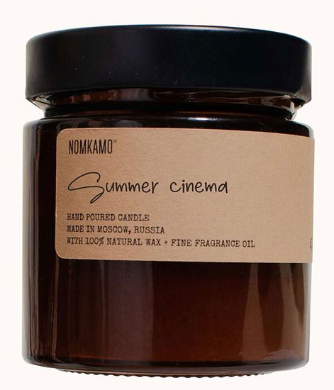 SUMMER CINEMA свеча в янтарной банке, Nomkamo