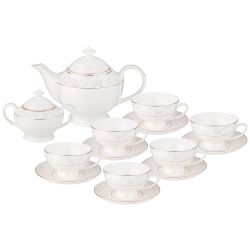 ЧАЙНЫЙ СЕРВИЗ LEFARD "СНЕЖНАЯ КОРОЛЕВА" HА 6 ПЕР. 14 ПР. 1200/300/250 МЛ (КОР=2НАБ.)