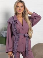 Костюм брючный Стилизация (нежно-розовый) К15332-4М LT Collection