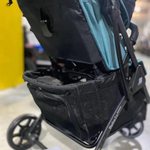 Коляска прогулочная Babalo 2022 Озёрный текстиль на чёрной раме с сумкой
