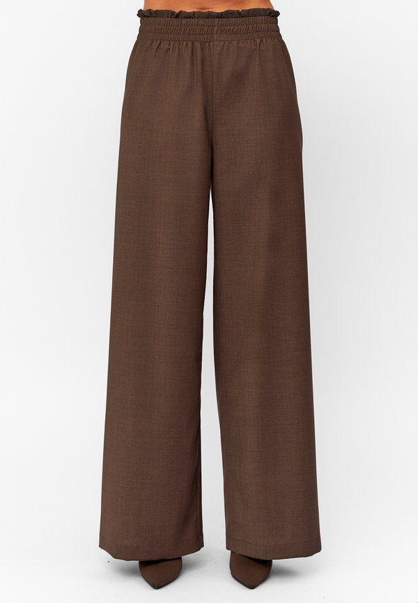 Брюки EMMA цвета кофе