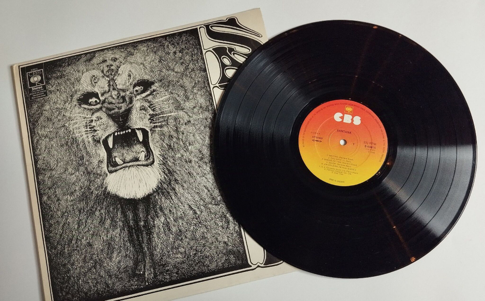 Винтажная виниловая пластинка LP Santana Savor (UK 1975)